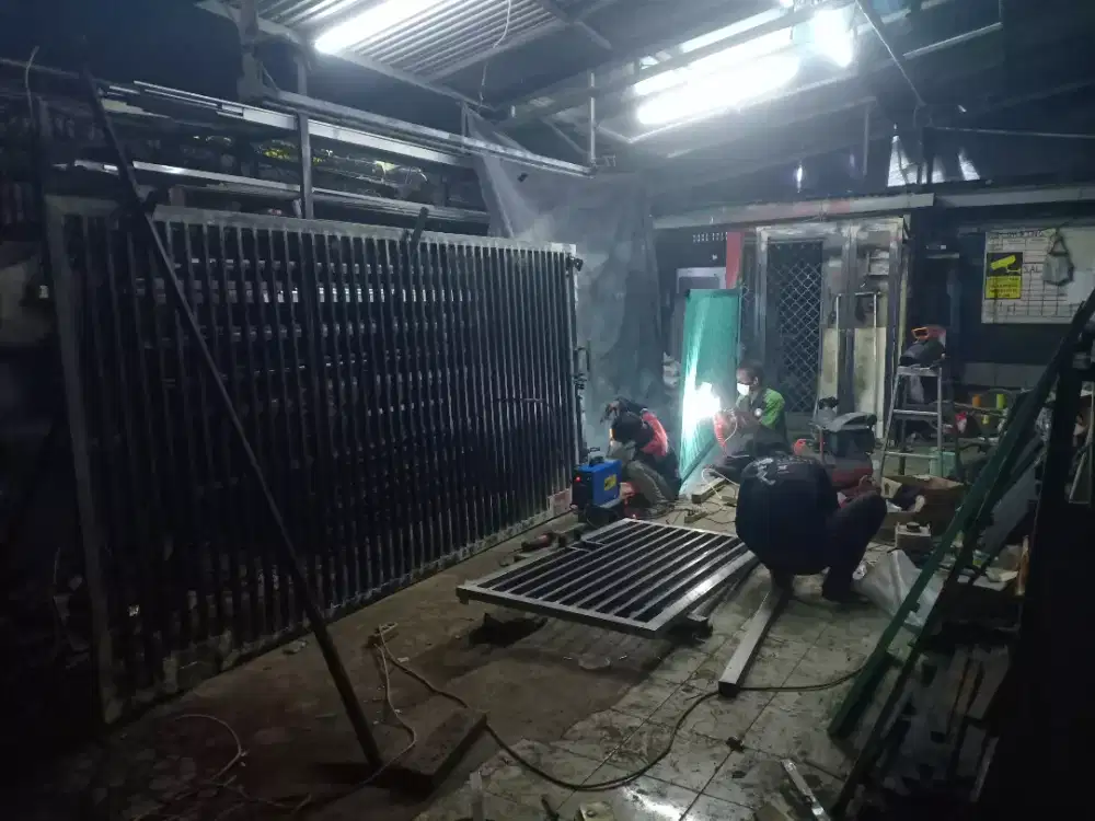 Pagar expanded, pemasangan dan perbaikan