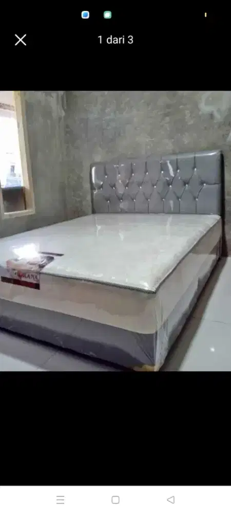 Kasur sepringbed warna abu