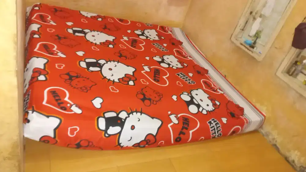 KASUR BUSA CROZY 200X200, SPREI BISA DIGANTI