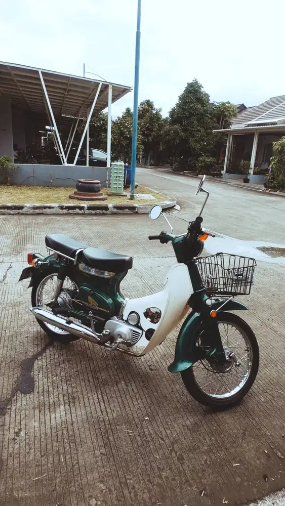Honda C70 Bekjul thn 1977 warna Hijau Rare Antik Ori Surat akur hidup ...