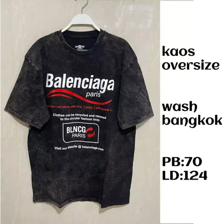 Kaos washing oversize bangkok