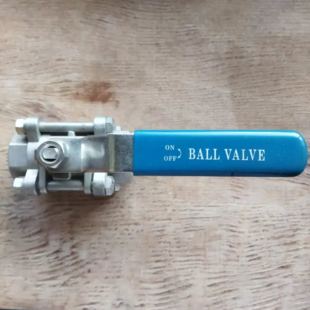 Stop Kran 1 1/4 Ball Valve 3PC Stainless Steel 316 1000 Psi