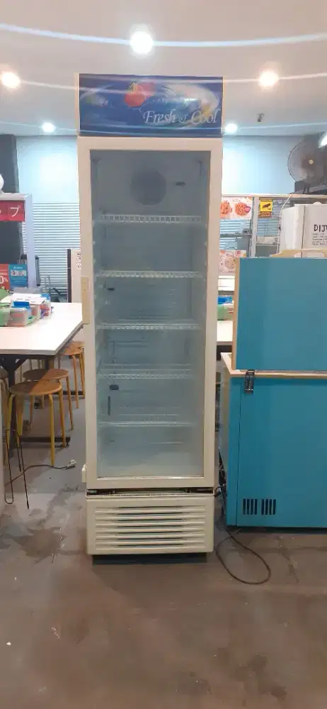 Showcase 5 Rak GEA, 350 Liter, 170 Watt, SECOND SIAP PAKAI, Bandung