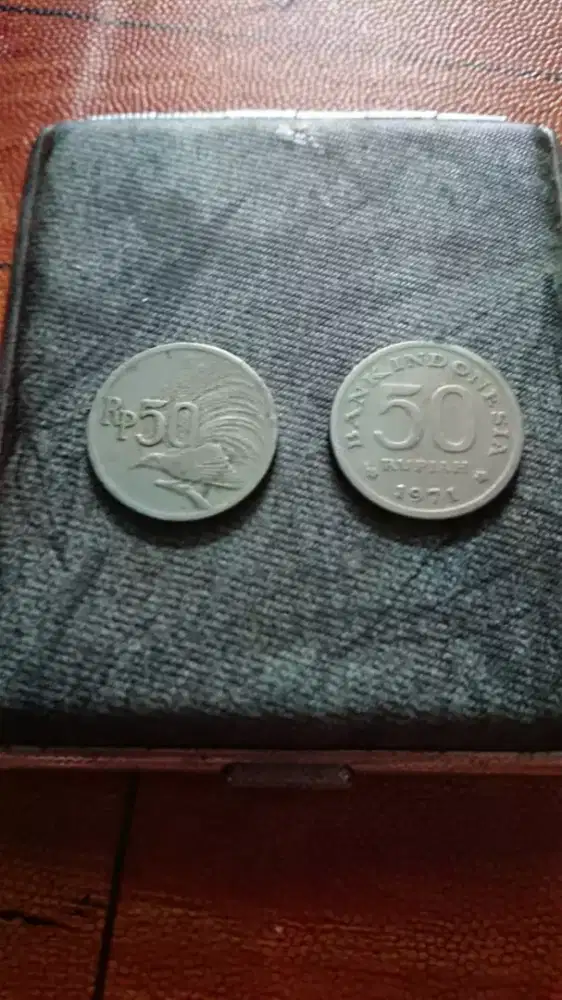 Uang kuno koin Rp.50 perak harga per koin