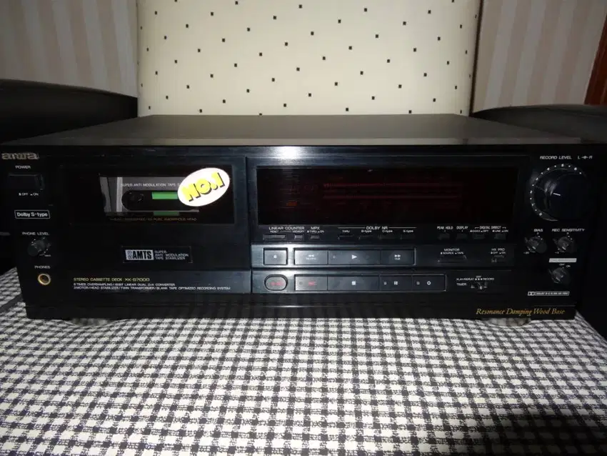 Stereo Cassette Deck/Tape Player/Recorder AIWA XK-S7000 madein Japan