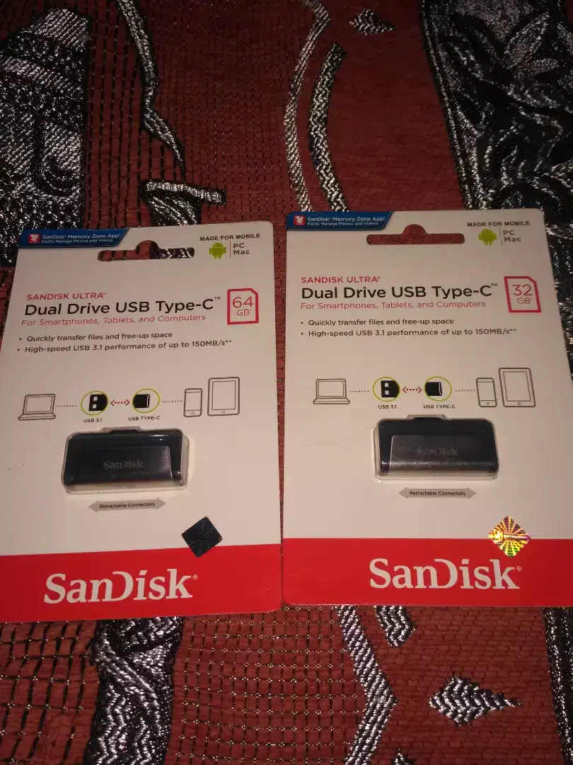 SR Flasdisk Otg Type C Sandisk Usb 3.1 32Gb