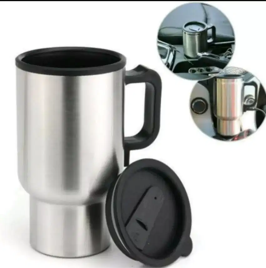 Mug Electric Car Charger Mug Cas Mobil Stainless Steel