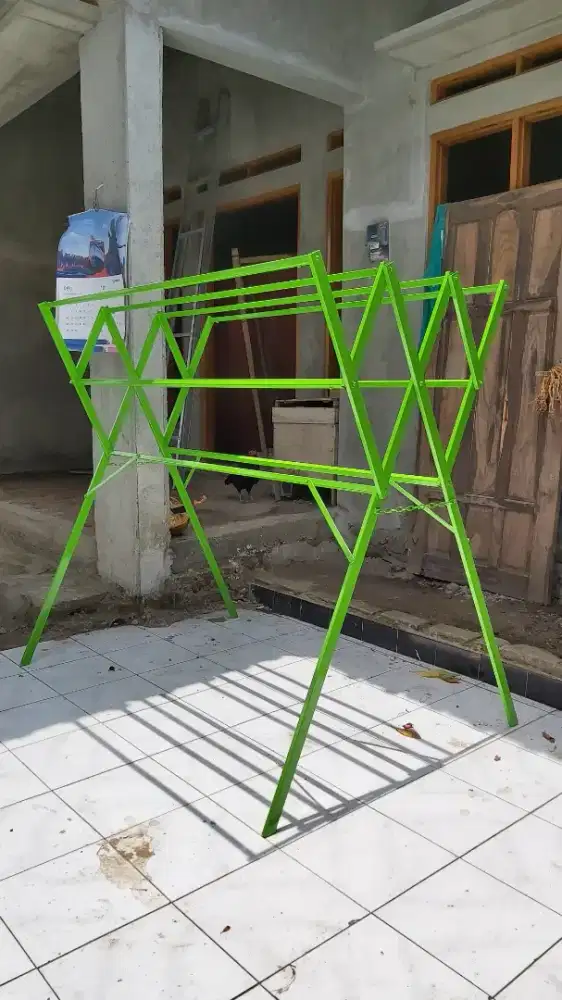 Jemuran lipat besi galvanis