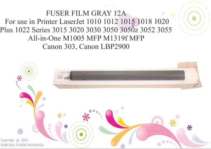 FUSER FILM 12A GRAY For use in Printer LaserJet 1010 10 Berkualitas