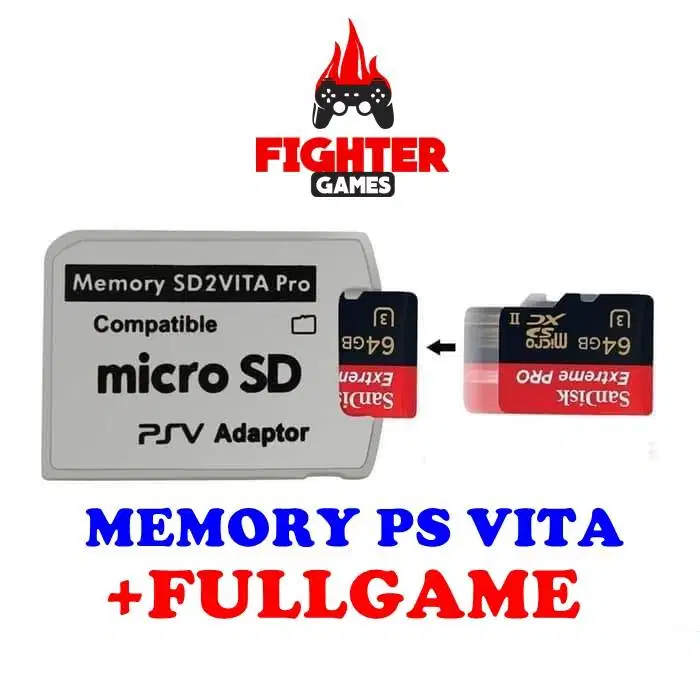 Memory PS VITA 128GB +FULLGAME bebas pilih