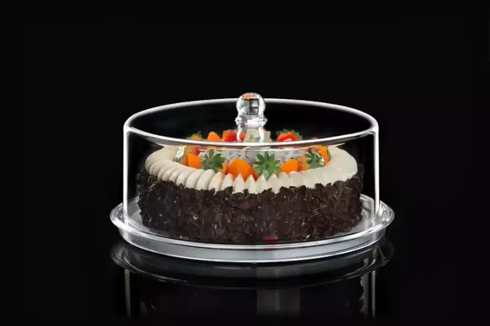 New European Style Kitchen Bakery Flat Cake Dome D35cm×H16cm