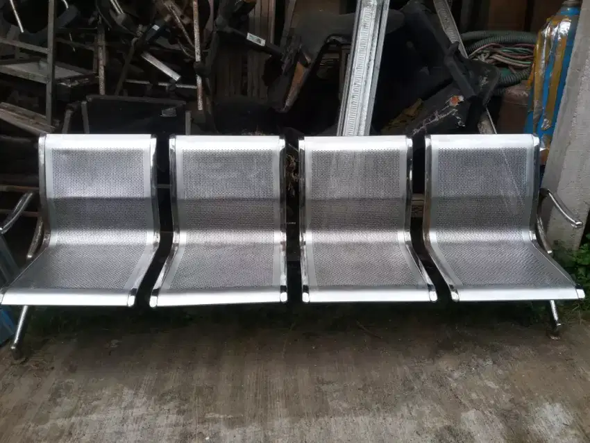 Kursi tunggu bandara 3seat jumbo+1meja