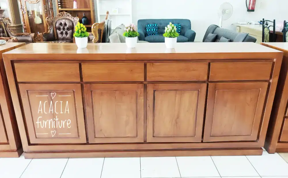 Bufet jati minimalis 2meter. Bisa nego tipis