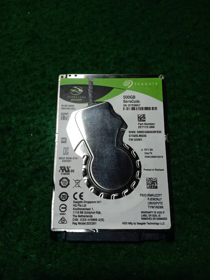 HDD 500Gb memory laptop