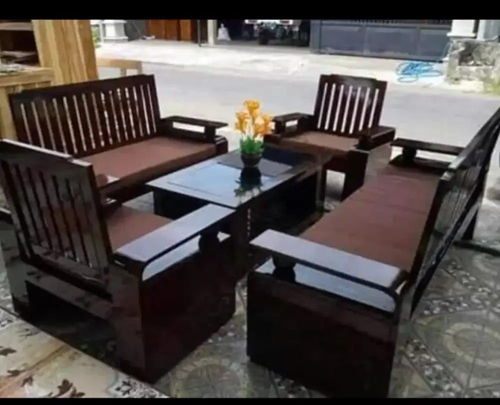 Kursi tamu sofa jati,kursi tamu sudut jati