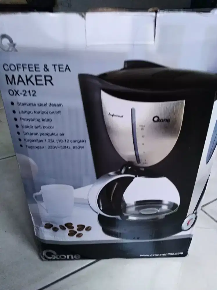 Mesin pembuat kopi dan teh merk oxone