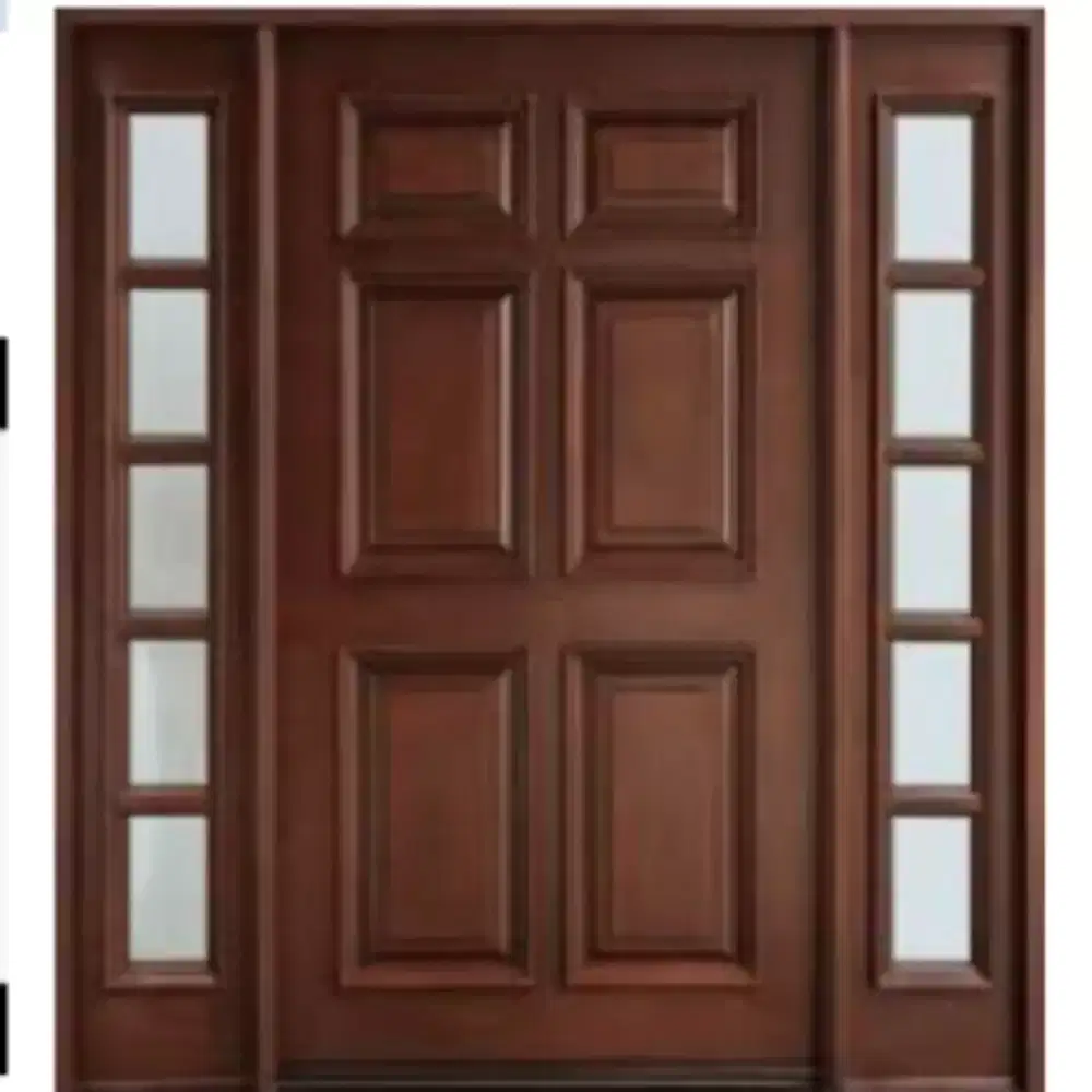 Kusen pintu..kupu2..minimalis..jati