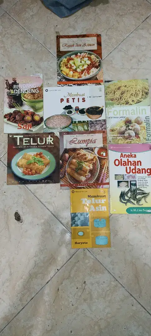 Dijual cepat borongan buku resep