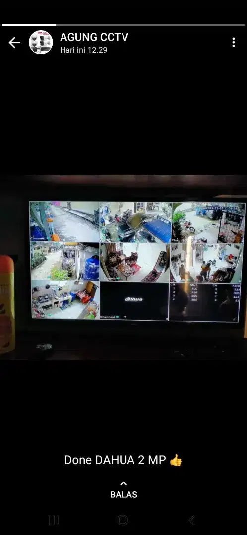 Paket CCTV 8 KAMERA DAHUA DAN JASA PEMASANGAN