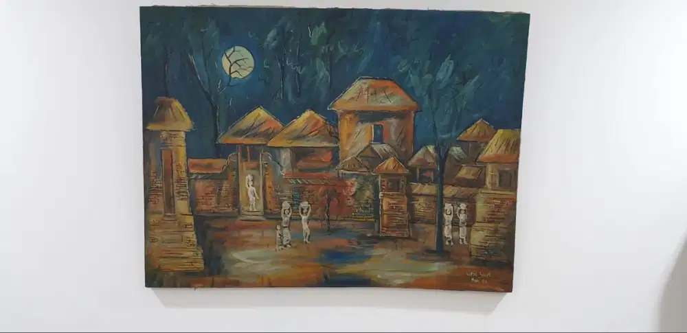 Lukisan Pura Arie Smit - Bali '72