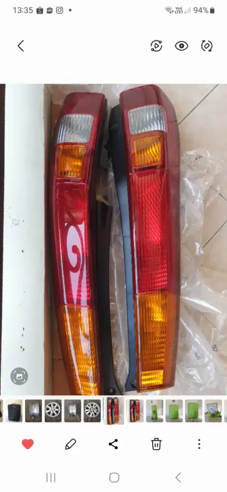 Lampu Rem dan Ritting Samping CRV th 2002