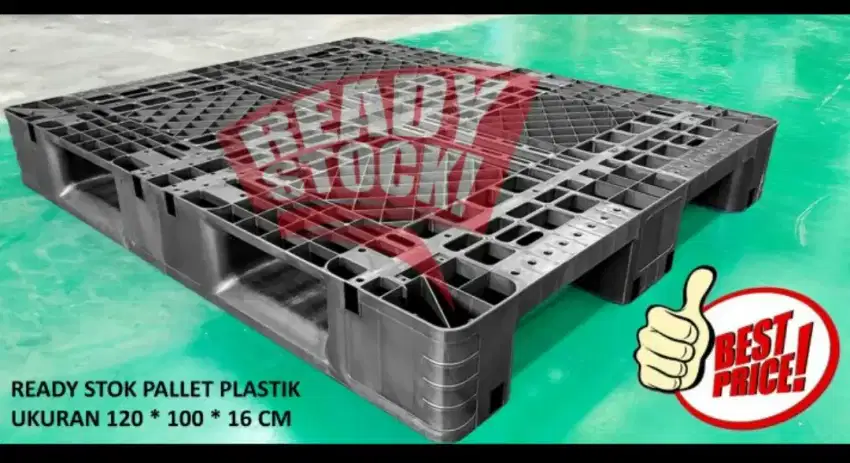 Palet plastik bekas dan pallet plastik baru termurah berkualitas