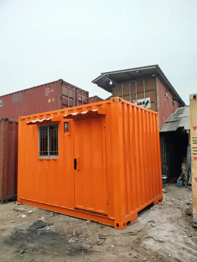 Container office/cafe/pos Security/toilet 10 feet dll jual beli sewa