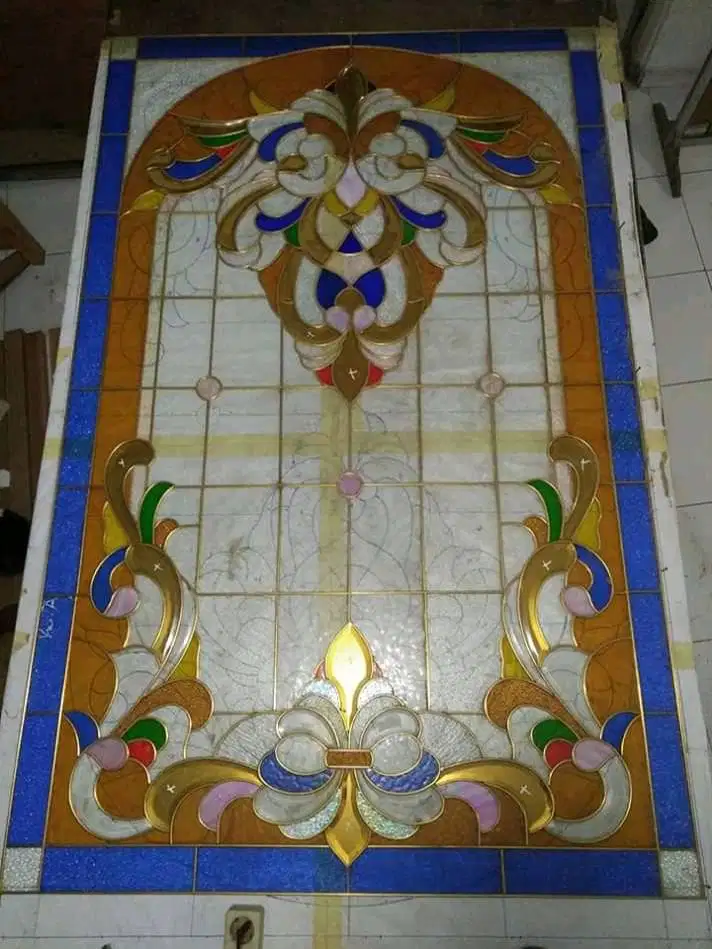 Kaca patri kuningan Yogyakarta