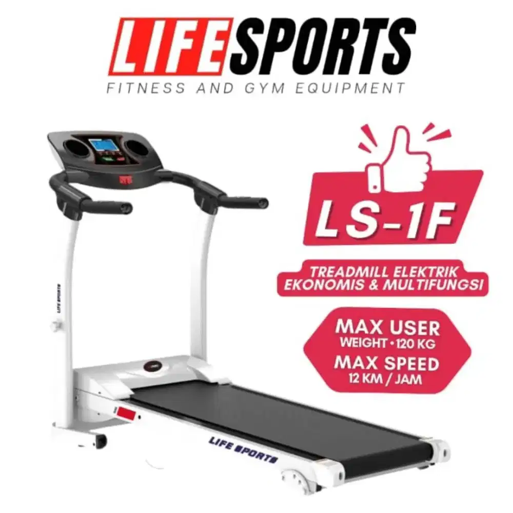 TREADMILL ELECTRIC LIFE SPORTS LS-1F ORIGINAL IMPORT