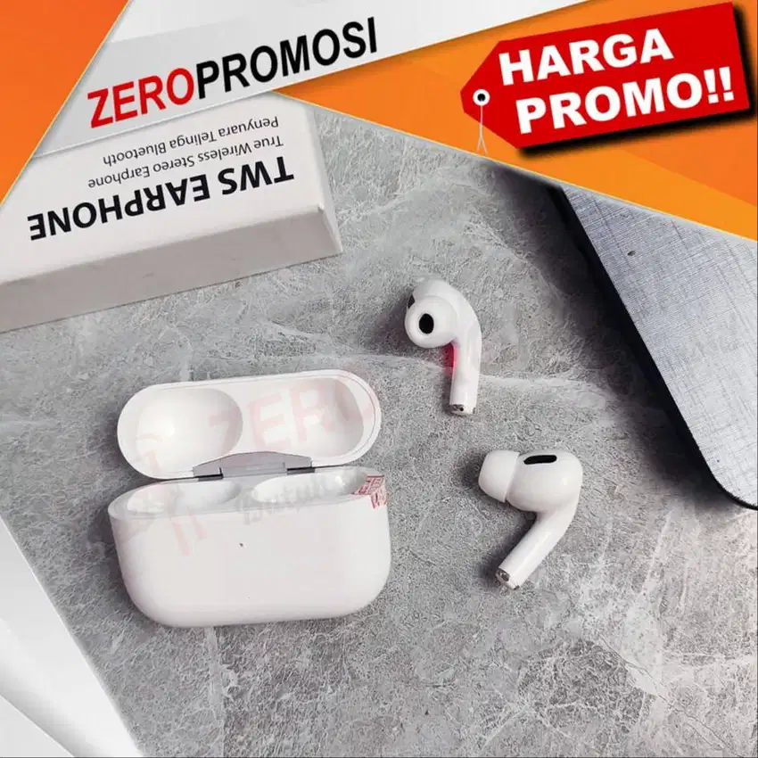 Souvenir Earphone Bluetooth TWS02 Ekslusif Bisa Cetak Logo