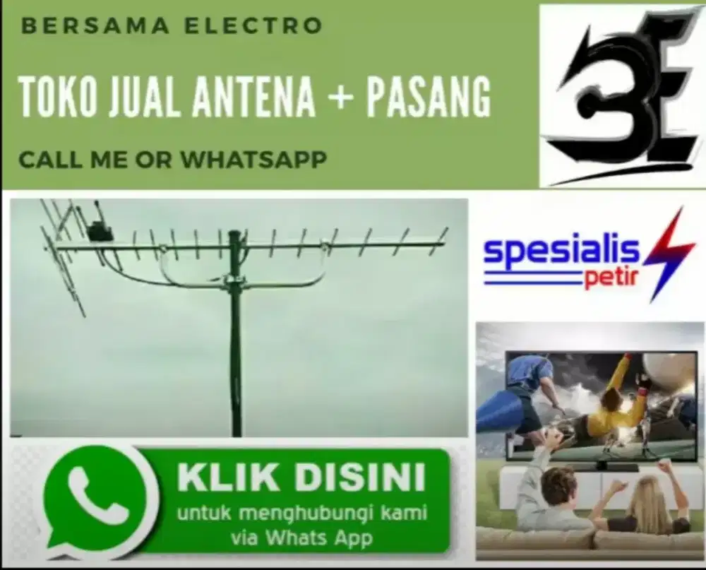 Ahli Pasang Baru Antena Tv Digital Outdoor Bergaransi