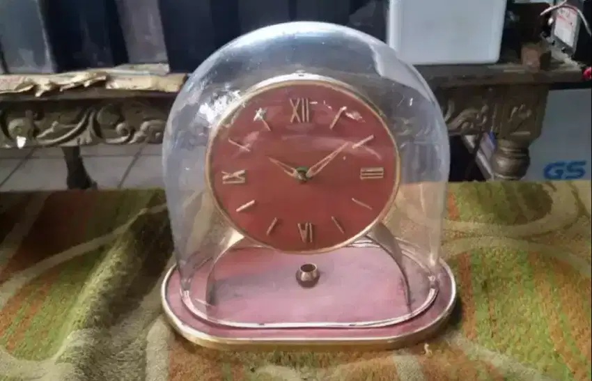 (Bismillah) Jam meja putar antik merk KUNDO