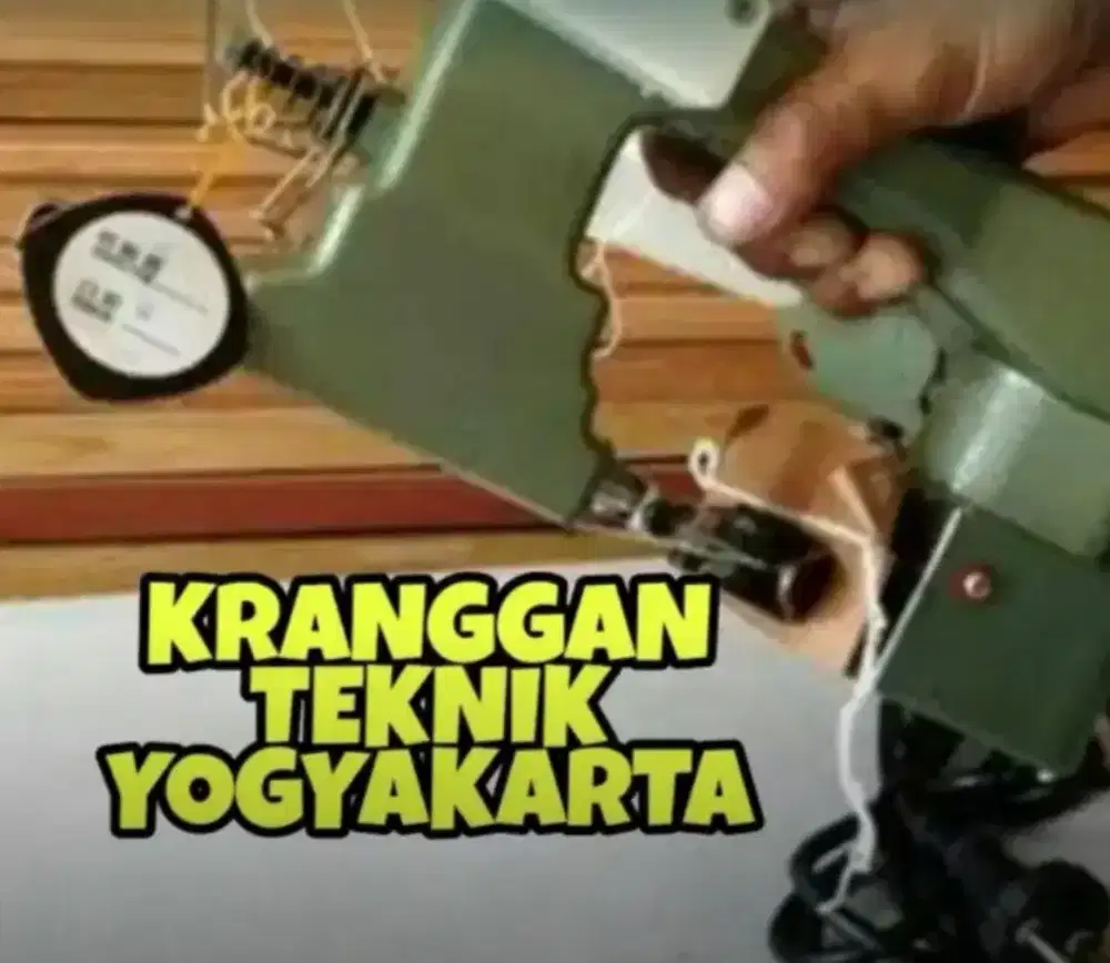 (KRANGGAN TEKNIK)mesin jahit karung listrik jait karung watt kecil