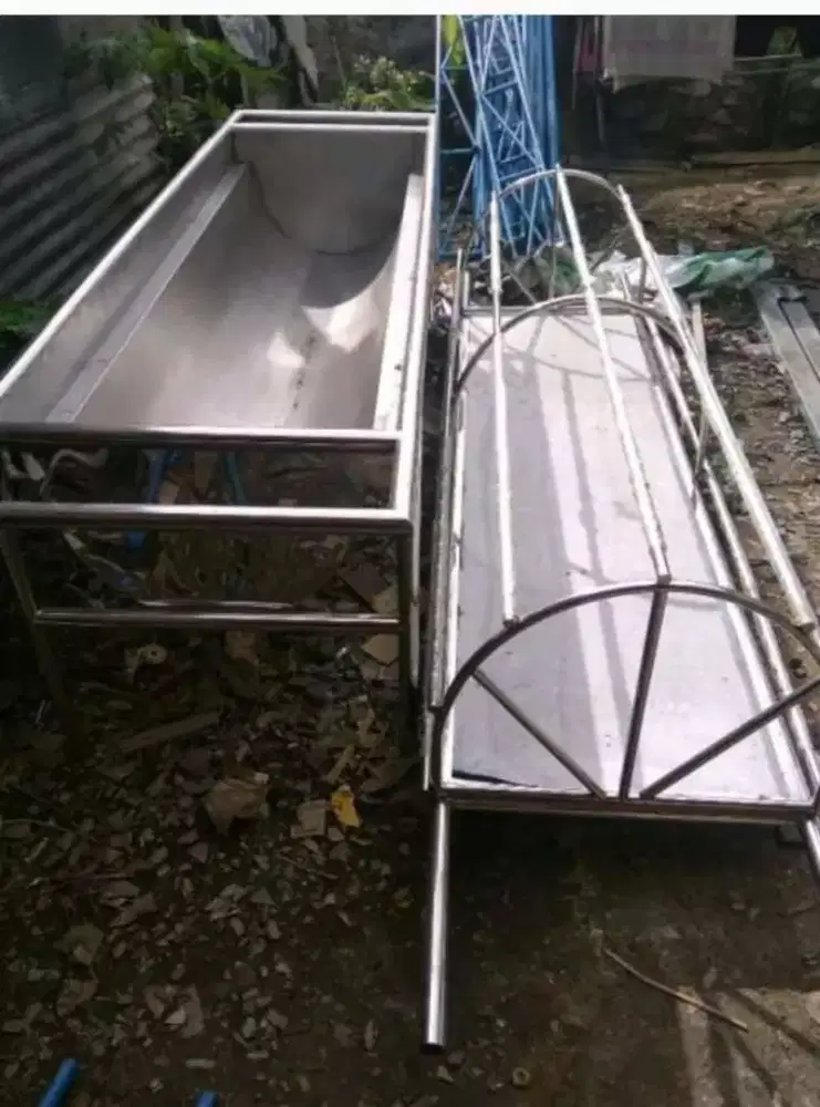 Keranda dan pemandian jenazah stainless steel