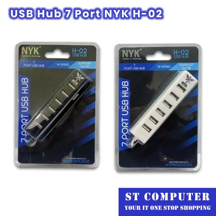 USB Hub 7 Port NYK H-02 Support 1TB