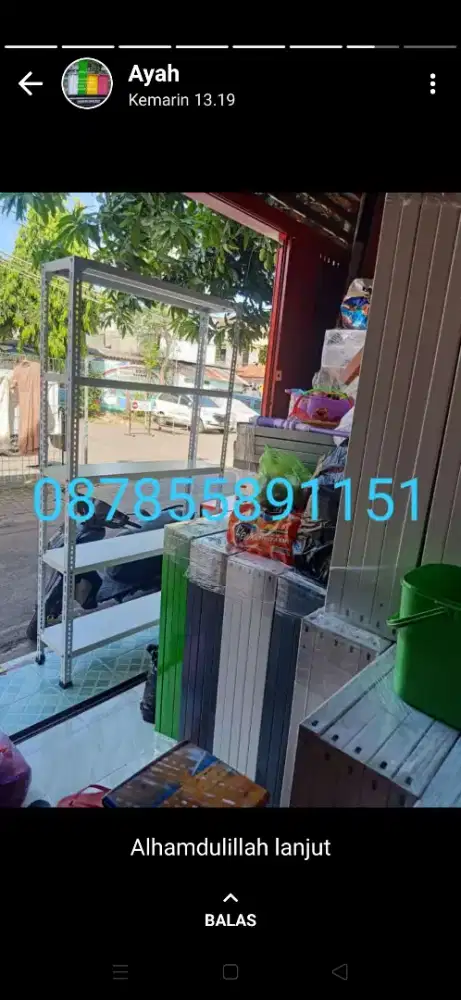 rak besi rak buku  ful besi serbaguna