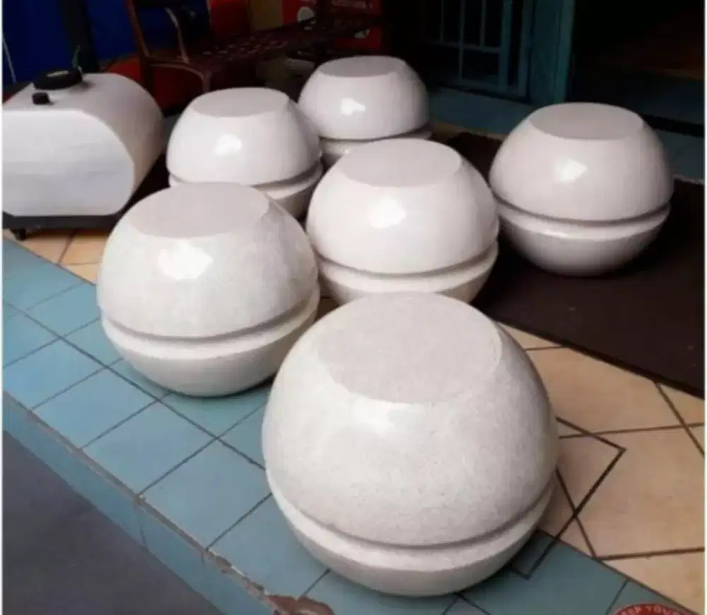 Bola taman terazzo kursi bola marmer bola malioboro