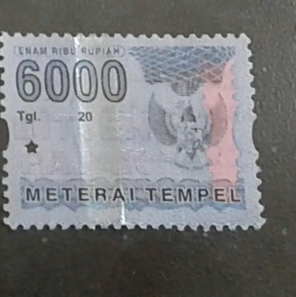Materai 6000 tahun 2006 -2009