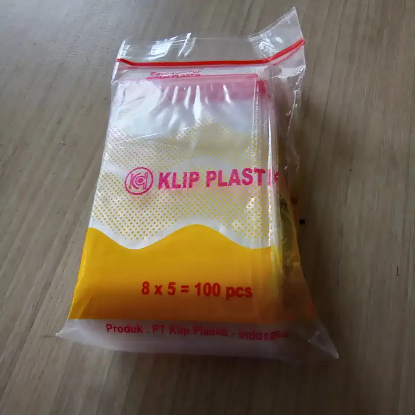 Plastik klip 5x8cm (100lembar)