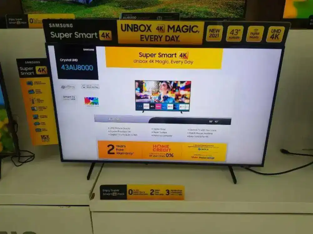 Tv Led Samsung Smart 43 inc CU7000Kx Crystal UHD