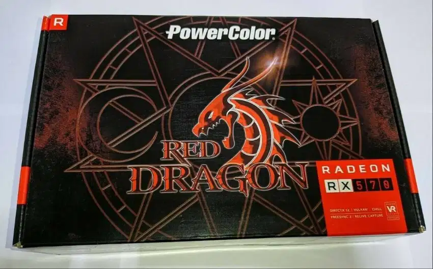 VGA RX 570 PowerColor Red Dragon 4GB 256Bit