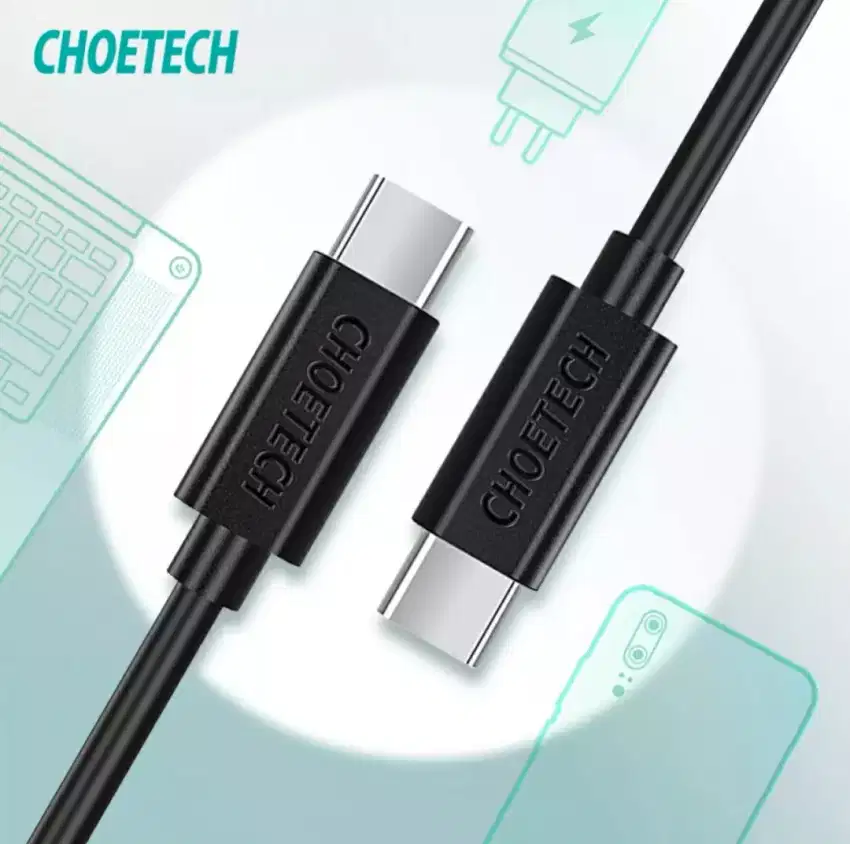 Kabel Charger USB Type-C to Type-C 2meter by ChoeTech