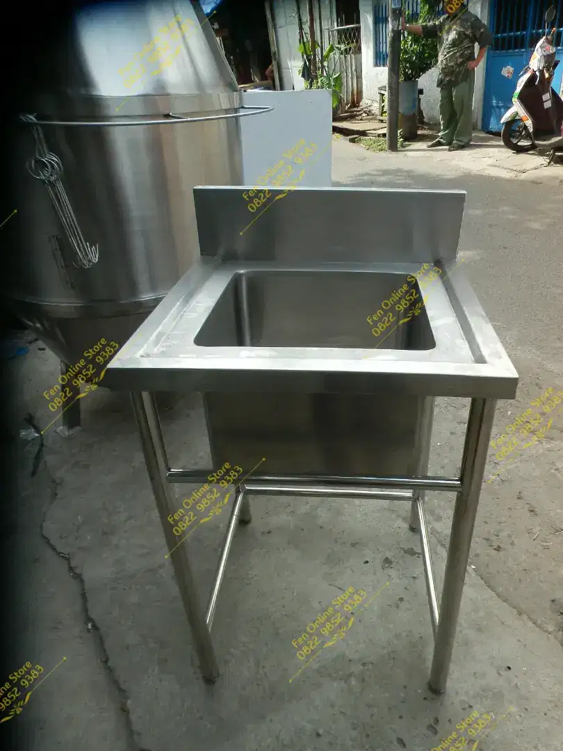 SINGLE SINK/DOUBLE SINK/SINK WITH TABLE S/S BAHAN TEBAL 1,2mm