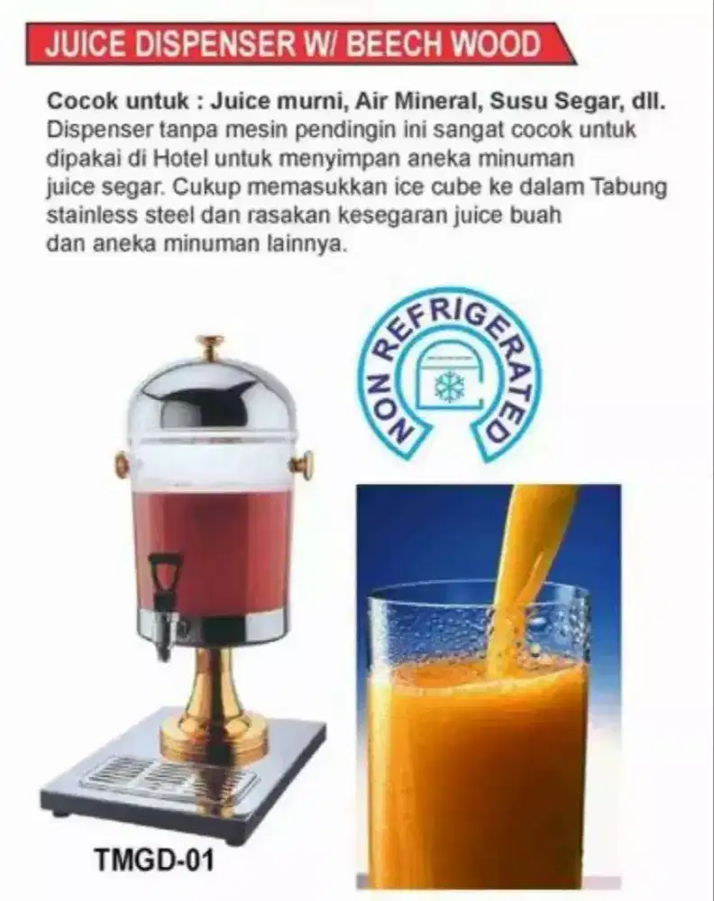 Dispenser Jus Juice Kopi Teh Subron 8 Liter