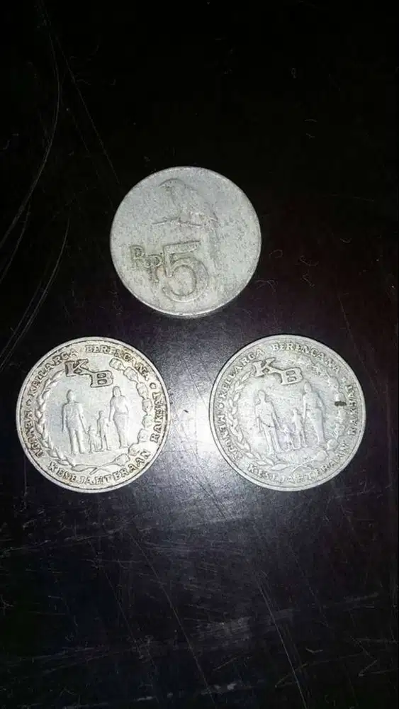 Uang Logam / Koin Rp 5 Kuno edisi Keluarga Berencana