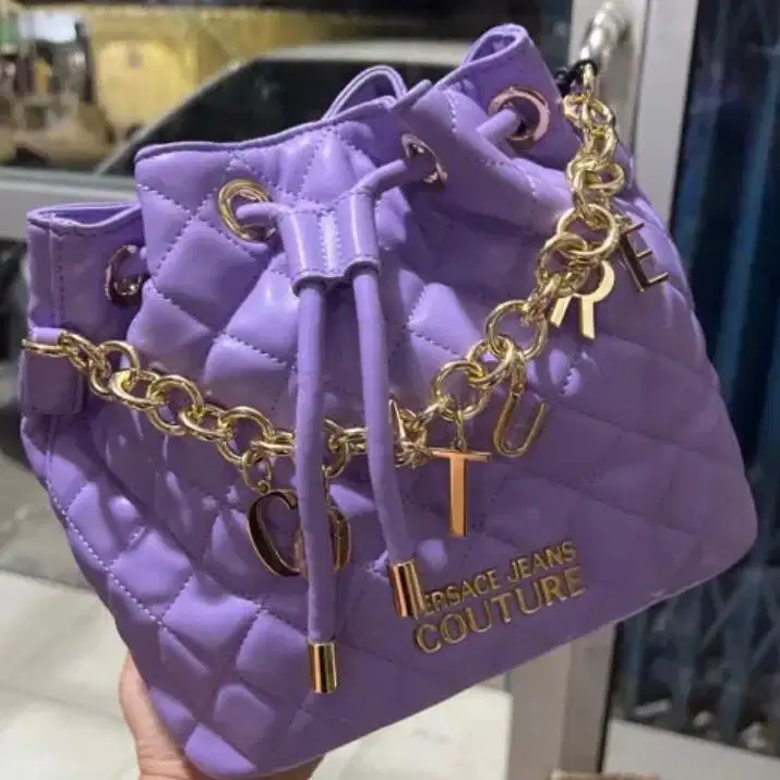 versace lilac bucket