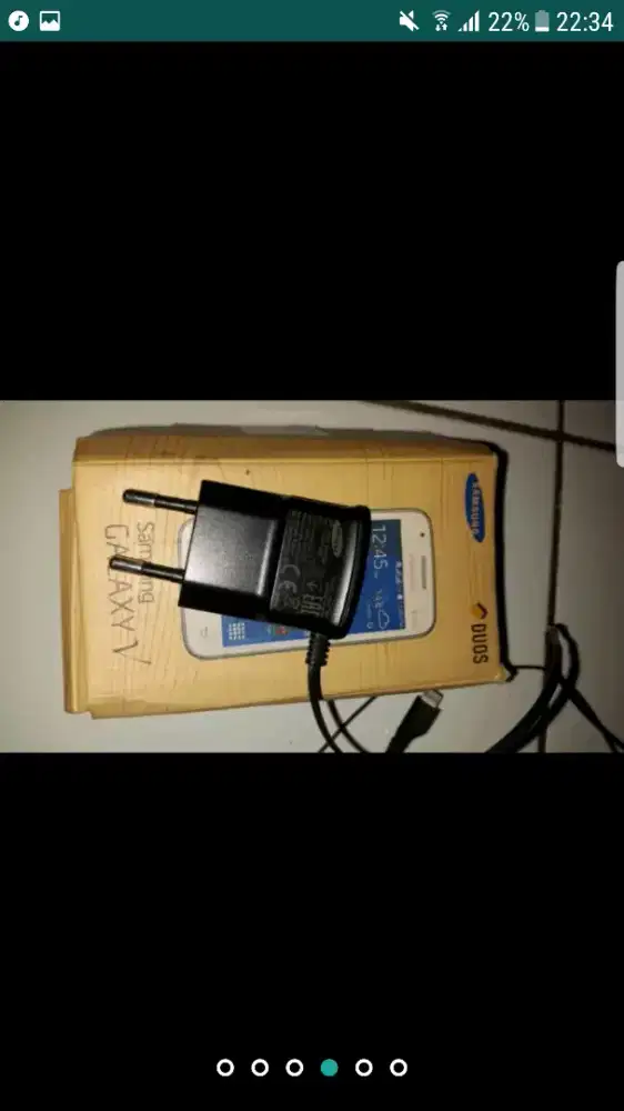 Charger Samsung Galaxy V Ori Copotan