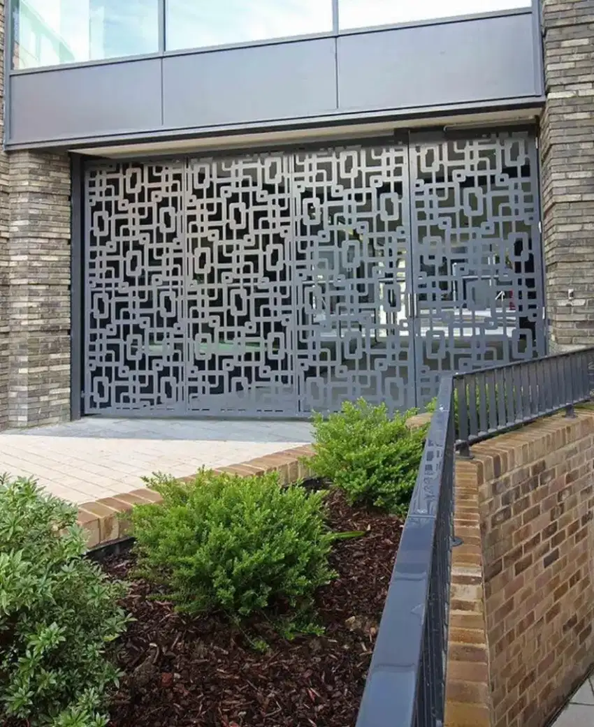 Partisi Perforated laser cutting metal screen
