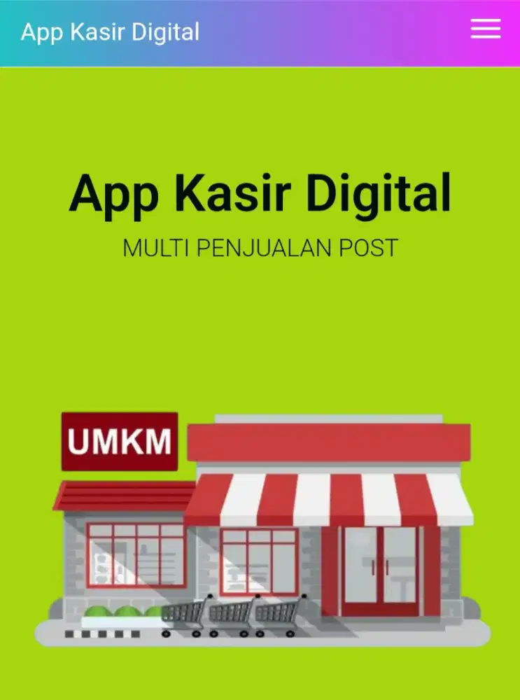 Jual Aplikasi Online dan Offline