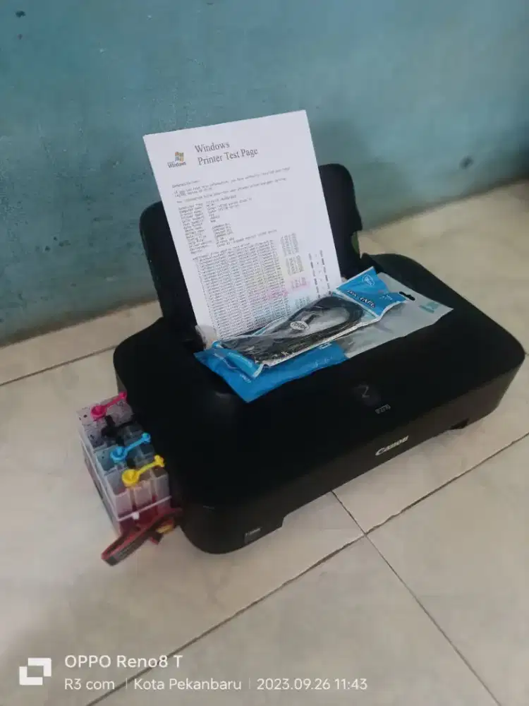 Printer canon ip 2770+infus modif lengkap kabel